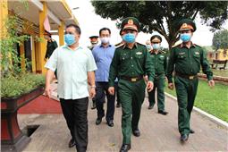 Quân khu và tỉnh Thái Nguyên kiểm tra các đơn vị xây dựng khu cách ly tập trung